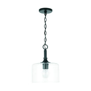 Carter 1-Light Pendant in Matte Black - Lamps Expo
