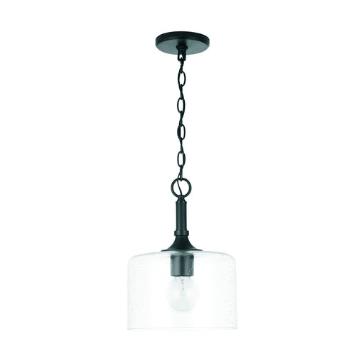 Carter 1-Light Pendant in Matte Black - Lamps Expo