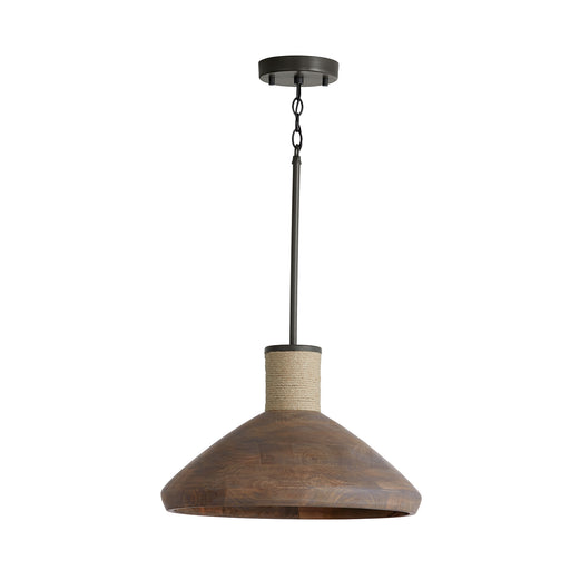 Jacob 1-Light Pendant in Grey Wash and Grey Iron - Lamps Expo
