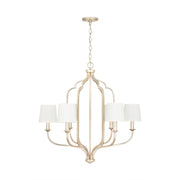 Ophelia 6-Light Chandelier in Winter Gold - Lamps Expo