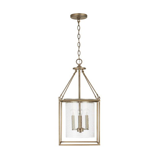 Cooper 4-Light Pendant in Aged Brass - Lamps Expo