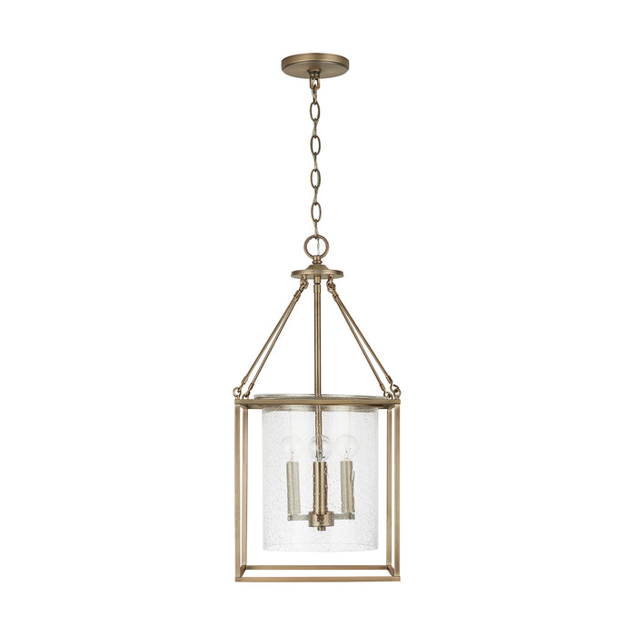 Cooper 4-Light Pendant in Aged Brass - Lamps Expo