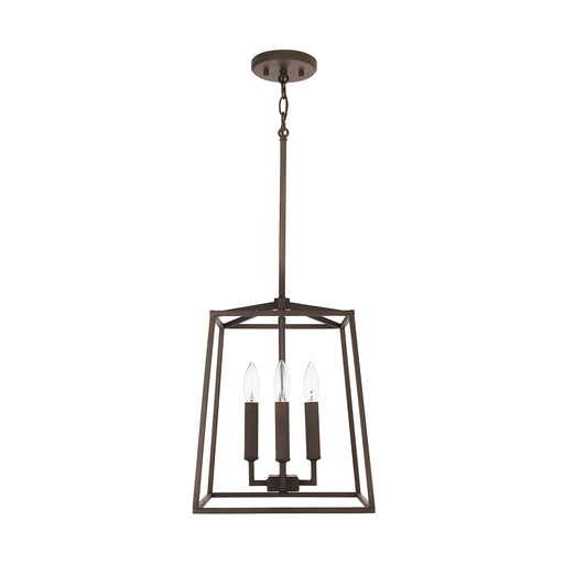 Thea 4-Light Foyer Pendant in Oil Rubbed Bronze - Lamps Expo