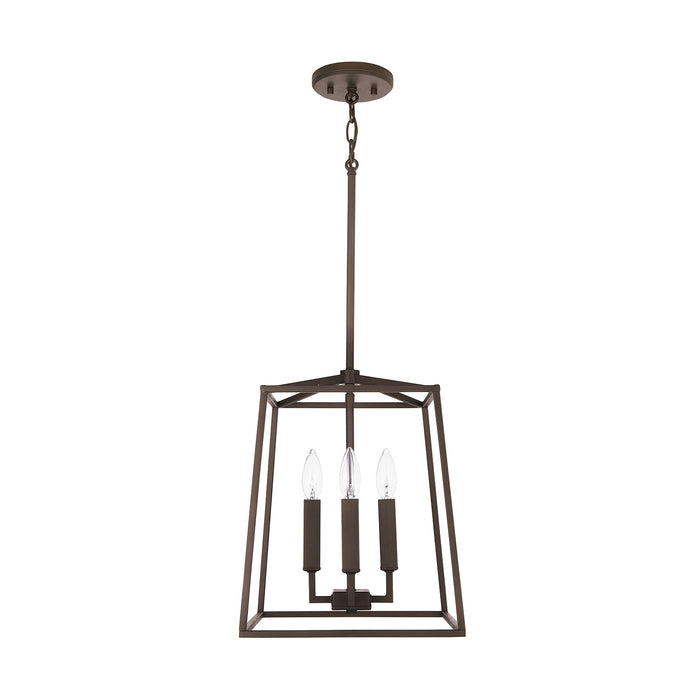 Thea 4-Light Foyer Pendant in Oil Rubbed Bronze - Lamps Expo