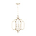 Ophelia 3-Light Foyer Pendant in Winter Gold - Lamps Expo