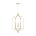 Ophelia 6-Light Foyer Pendant in Winter Gold - Lamps Expo
