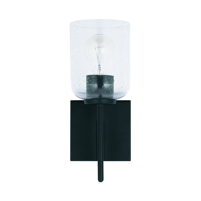 Carter 1-Light Wall Sconce in Matte Black - Lamps Expo