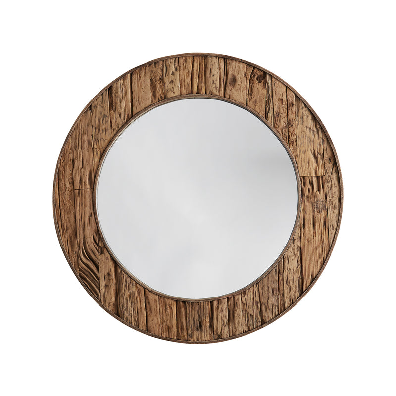 Mirror Mirror in Reclaimed Railroad Ties - Lamps Expo