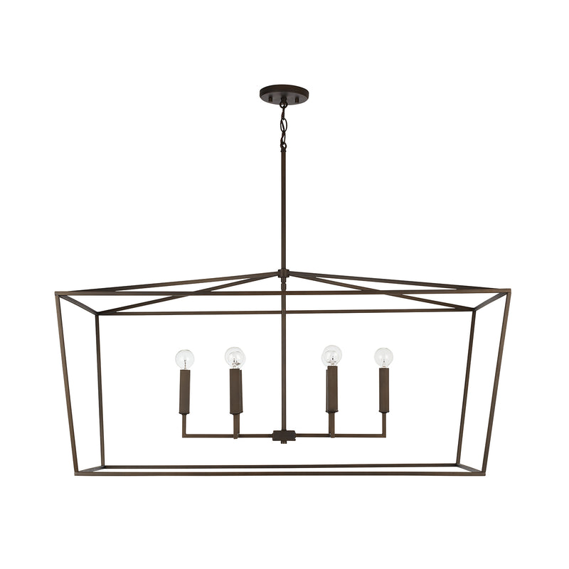 Thea 6-Light Island Pendant in Oil Rubbed Bronze - Lamps Expo
