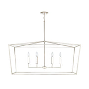 Thea 6-Light Island Pendant in Polished Nickel - Lamps Expo