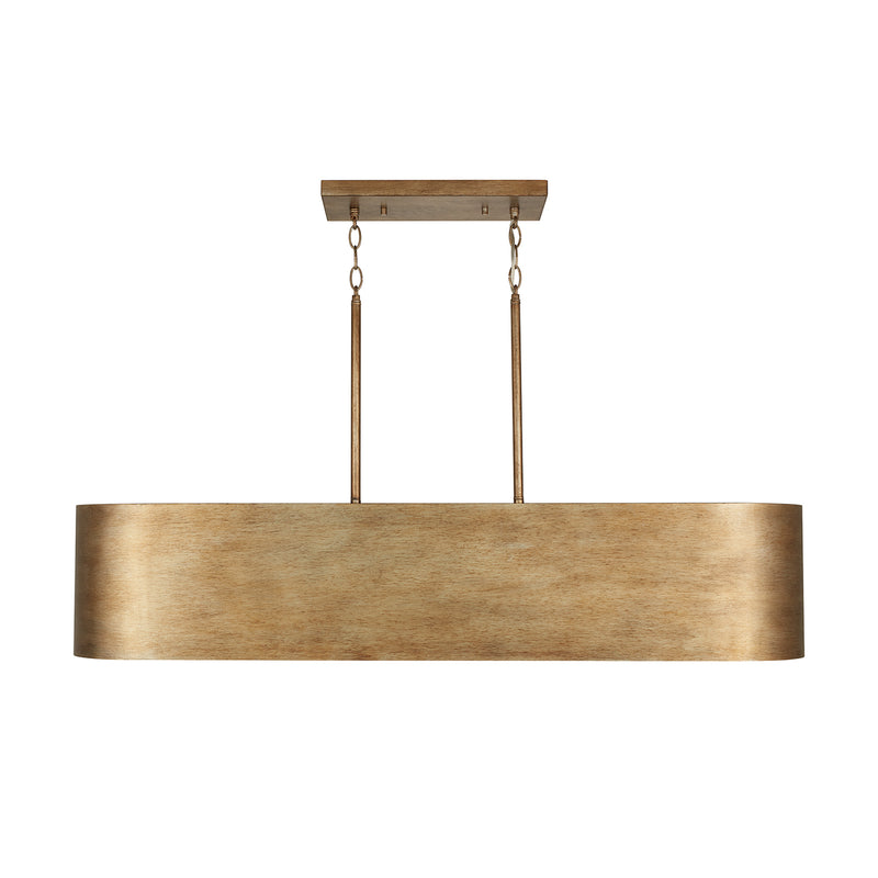 Jude 5-Light Island Pendant in Mystic Lustre - Lamps Expo