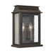 Bolton 2-Light Outdoor Wall Lantern in Oiled Bronze - Lamps Expo