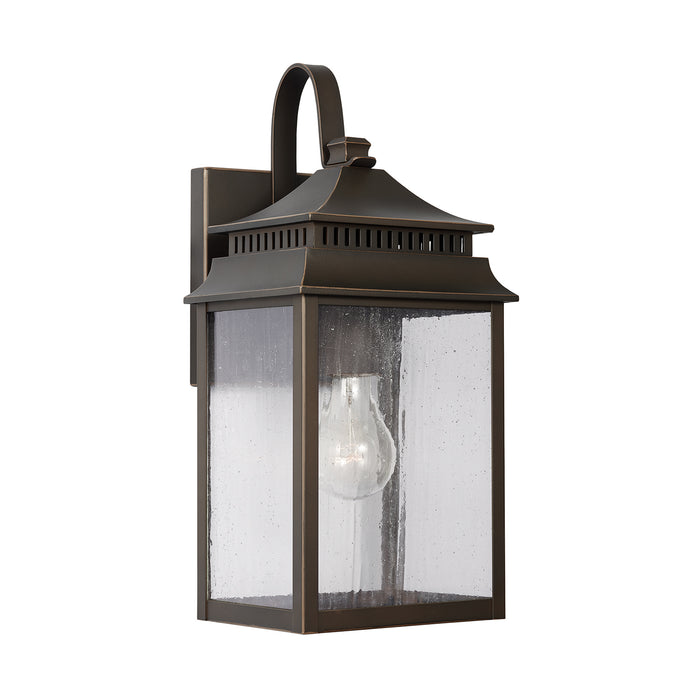 Sutter Creek 1-Light Outdoor Wall Lantern in Oiled Bronze - Lamps Expo