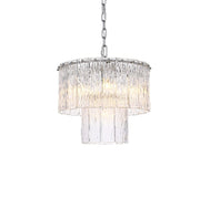 Georgina 16" 6-Light Chandelier in Chrome And Clear