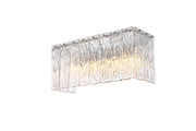 Georgina 16.5" 4-Light Wall Sconce in Chrome And Clear