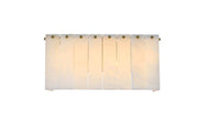 Georgina 16.5" 4-Light Wall Sconce in Satin Gold And Frosted White