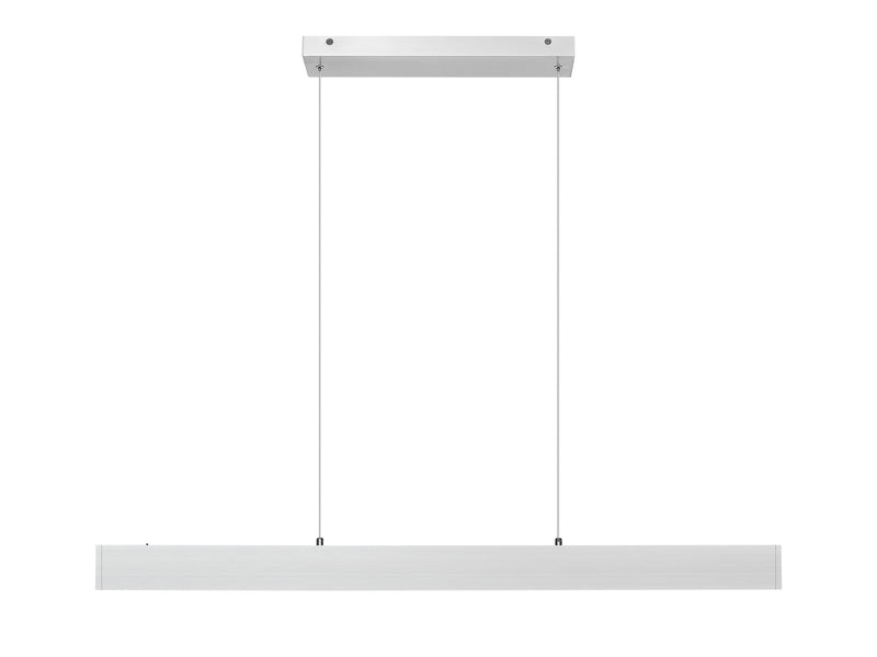 Hudson 1 Light 45" Linear Pendant in Brushed Nickel