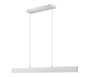 Hudson 1 Light 45" Linear Pendant in Brushed Nickel