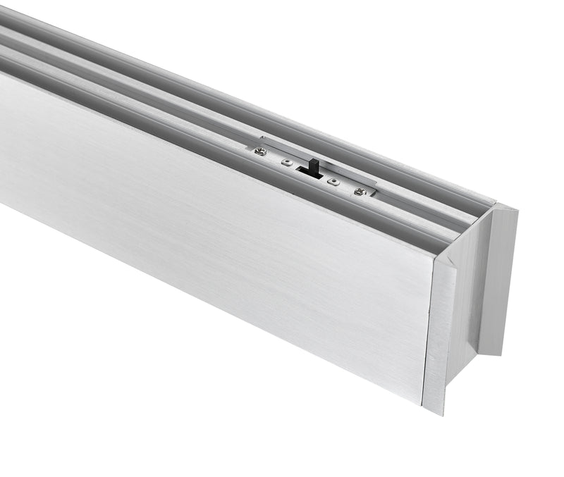 Hudson 1 Light 45" Linear Pendant in Brushed Nickel