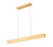 Hudson 1 Light 45" Linear Pendant in Gold