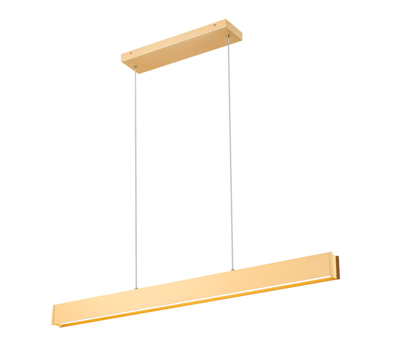 Hudson 1 Light 45" Linear Pendant in Gold