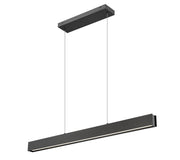 Hudson 1 Light 45" Linear Pendant in Matte Black