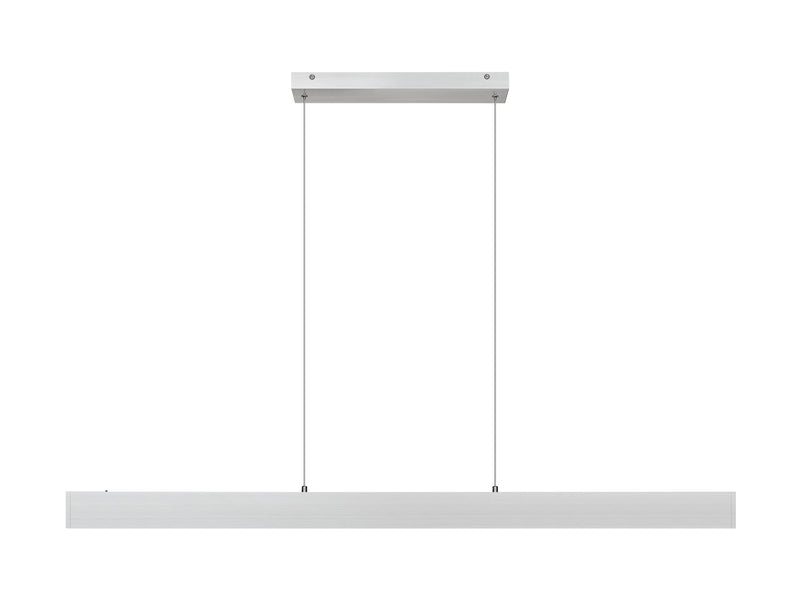 Hudson 1 Light 55" Linear Pendant in Brushed Nickel