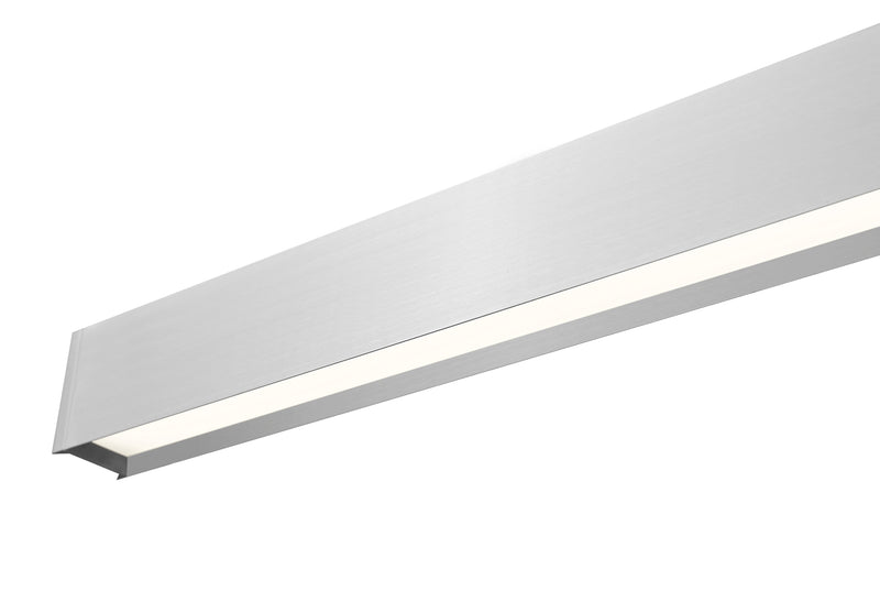 Hudson 1 Light 55" Linear Pendant in Brushed Nickel