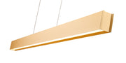 Hudson 1 Light 55" Linear Pendant in Gold
