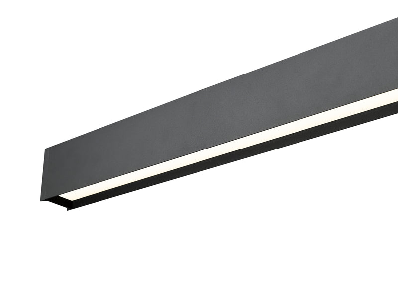 Hudson 1 Light 55" Linear Pendant in Matte Black