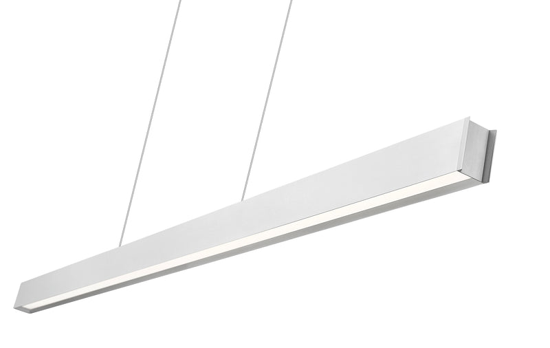 Hudson 1 Light 72" Linear Pendant in Brushed Nickel