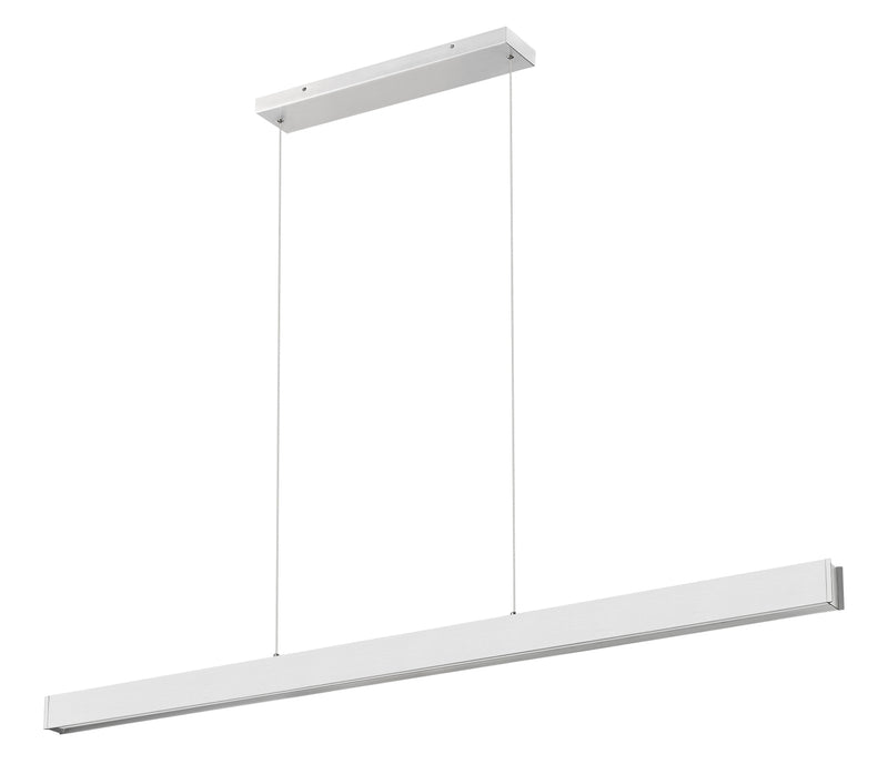 Hudson 1 Light 72" Linear Pendant in Brushed Nickel