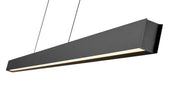 Hudson 1 Light 72" Linear Pendant in Matte Black
