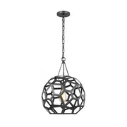 Feccetta Medium Pendant in Midnight Black