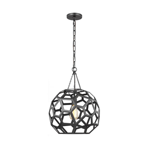 Feccetta Medium Pendant in Midnight Black