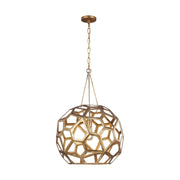 Feccetta Large Pendant in Antique Gild