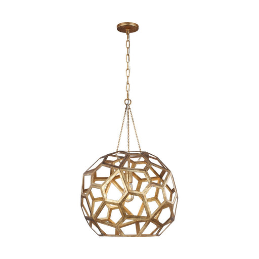 Feccetta Large Pendant in Antique Gild