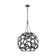 Feccetta Large Pendant in Midnight Black