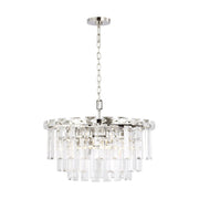Arden 10-Light Medium Chandelier in Polished Nickel