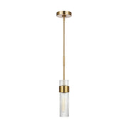 Geneva Medium Pendant in Burnished Brass