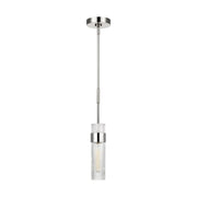 Geneva Medium Pendant in Polished Nickel