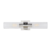 Geneva 2-Light Bath Vanity Light in Polished Nickel