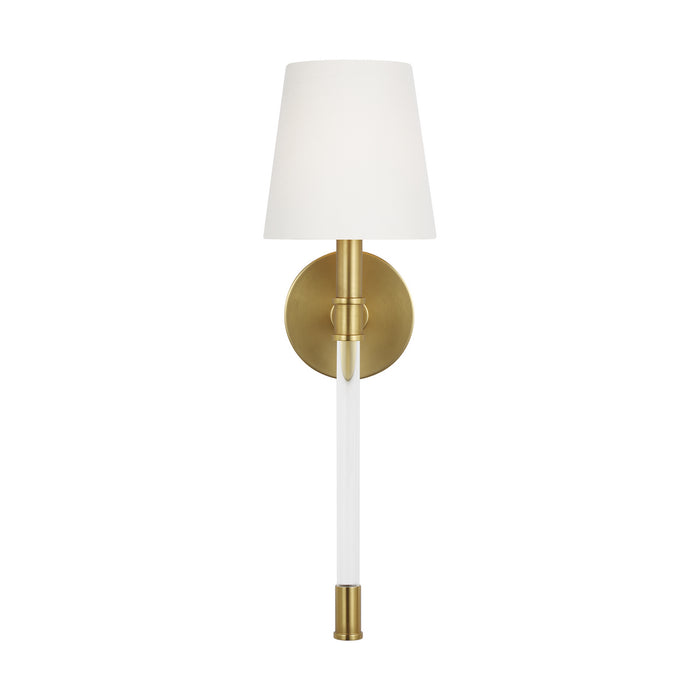 Hanover One Light Wall Sconce in Burnished Brass