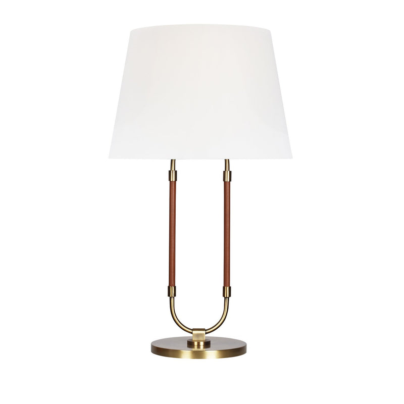 Katie Table Lamp in Time Worn Brass