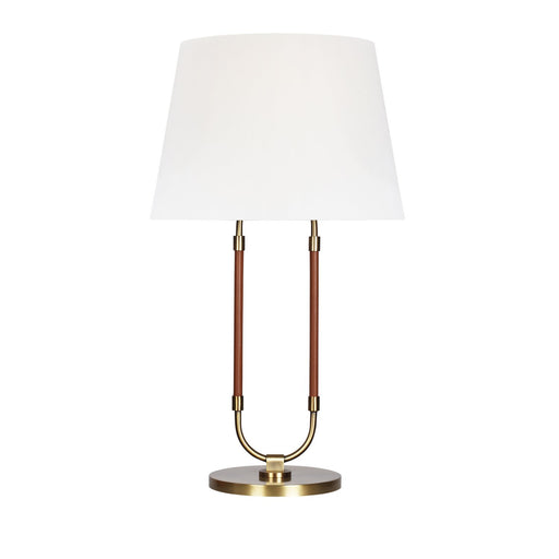 Katie Table Lamp in Time Worn Brass