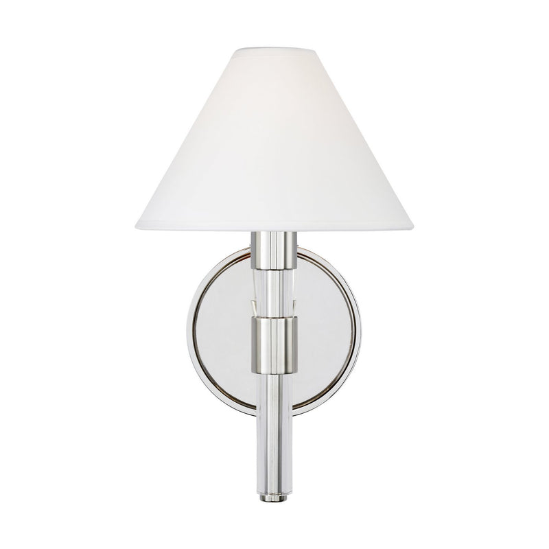 Robert Bath Sconce in Polished Nickel