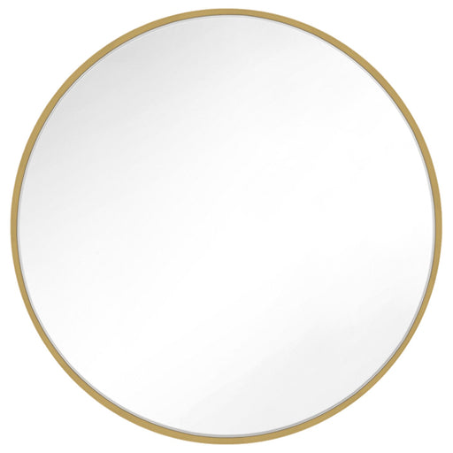 Kit Mirror in Burnished Brass