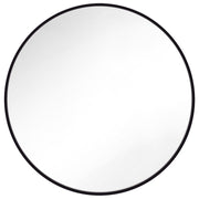 Kit 30" Round Mirror in Midnight Black