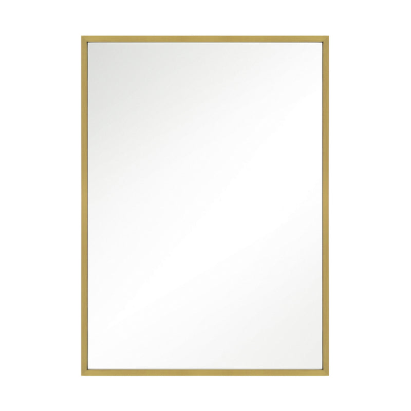 Kit Mirror in Burnished Brass