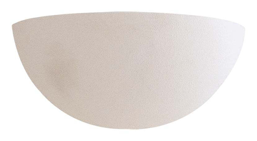 1-Light Wall Sconce in White Ceramic with White Ceramic Shade